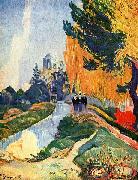 Paul Gauguin Les Alyscamps USA oil painting artist